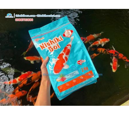 Thức ăn cá Koi tăng trưởng Nishiki Goi Size M túi 2kg